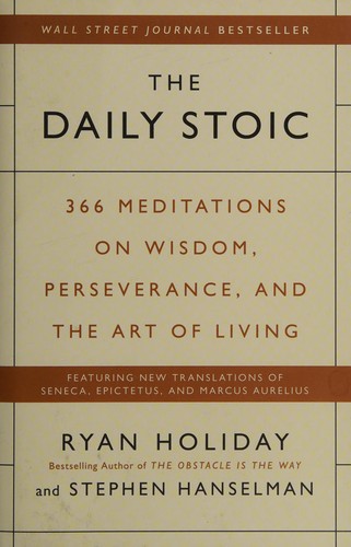 The Daily Stoic by Ryan Holiday book cover